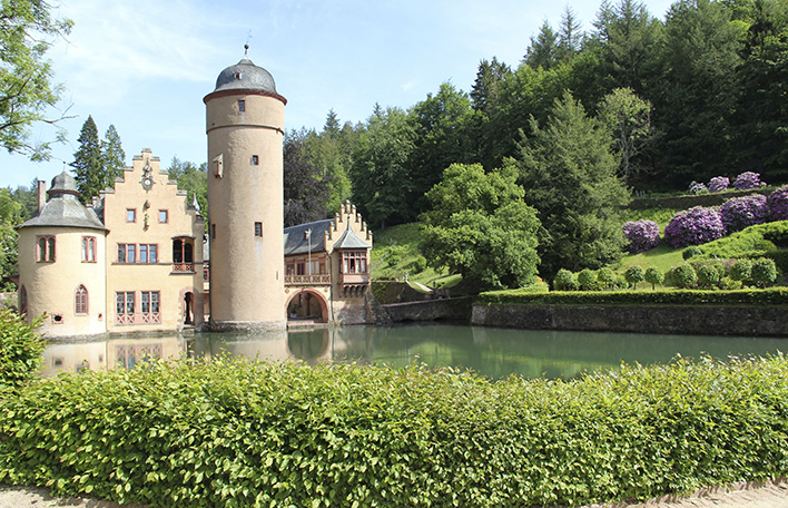 Schloss Mespelbrunn im Spessart. Foto: Deutsche Stiftung Denkmalschutz/Gräfin Marie Antoinette von Ingelheim