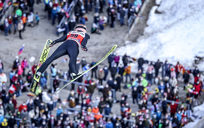 LOTTO Bayern ist Werbepartner des FIS Weltcups Skifliegen Oberstdorf 2024