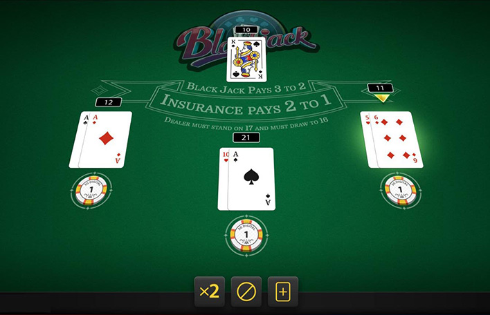Virtuelles BlackJack gegen die Bank. © Staatliche Lotterie- und Spielbankverwaltung