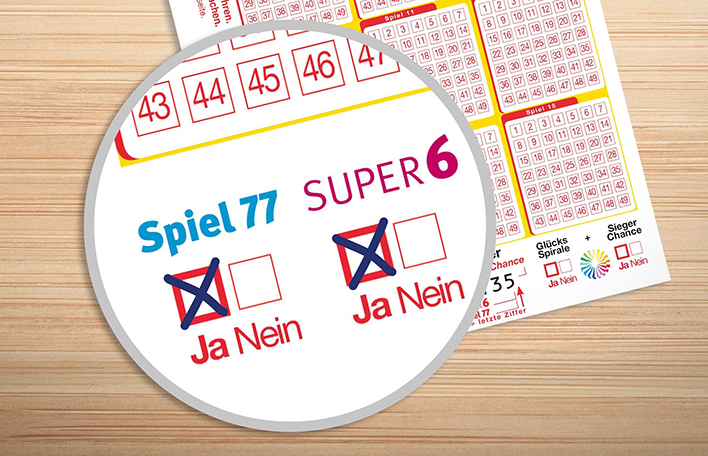 LOTTO Spielschein Spiel 77