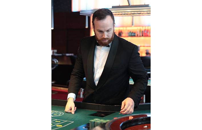 Sieger in der Kategorie "Best Chipper": Filip Svach bei der Bavarian Dealer Championship in der Spielbank Bad Wiessee. Foto: SLSV