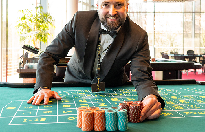 Sebastian S. beim Üben bei der German Dealer Championship 2025. Foto: © SLSV/Klaus Haag