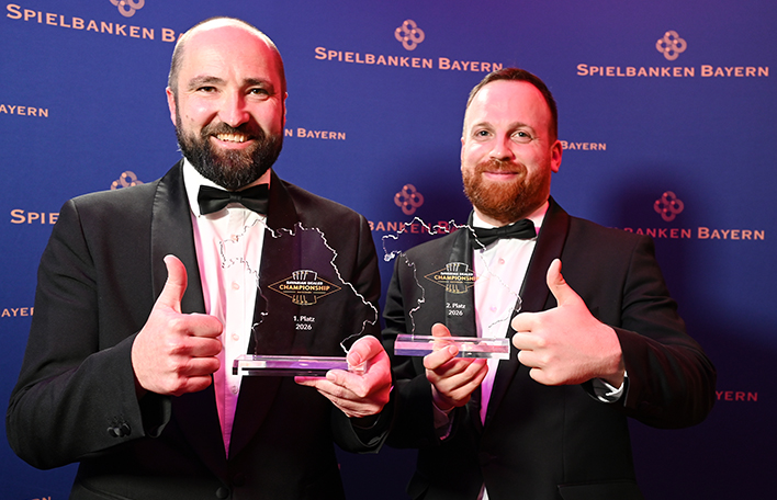 Platz 1 und 2 der Bavarian Dealer Championship 2026: Sebastian Streitel, Filip Svach: Foto: SLSV