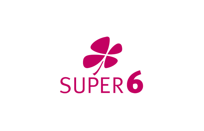Logo SUPER 6. Grafik: SLSV