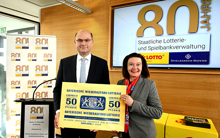 80 Jahre Glück – Staatliche Lotterie- und Spielbankverwaltung feiert Geburtstag