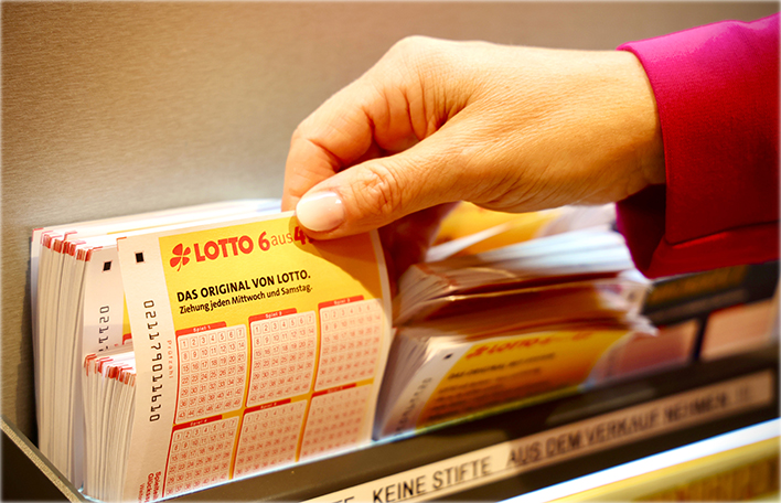 Spielschein LOTTO 6aus49 Normalschein, Ansicht Terminal. Foto: SLSV