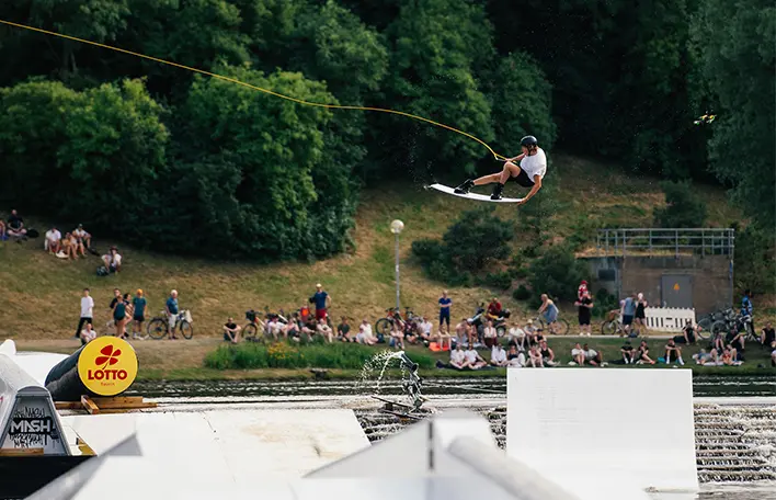 Wakeboarden beim Munich Mash. Foto: MASH/Fabian Stoffers